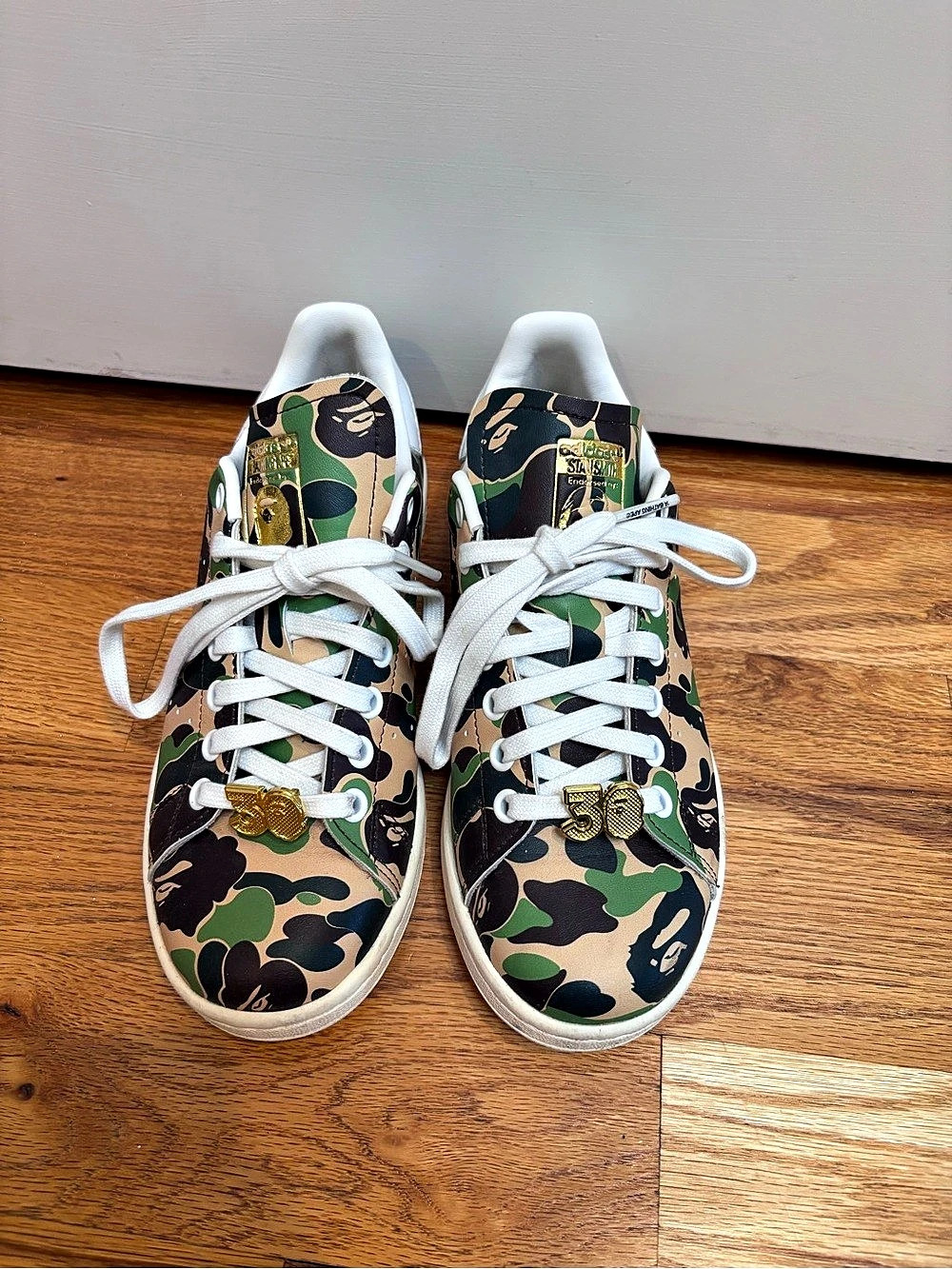 Rare adidas x A BATHING APE (BAPE) Stan Smith 30th Anniversary ABC Camo sneakers